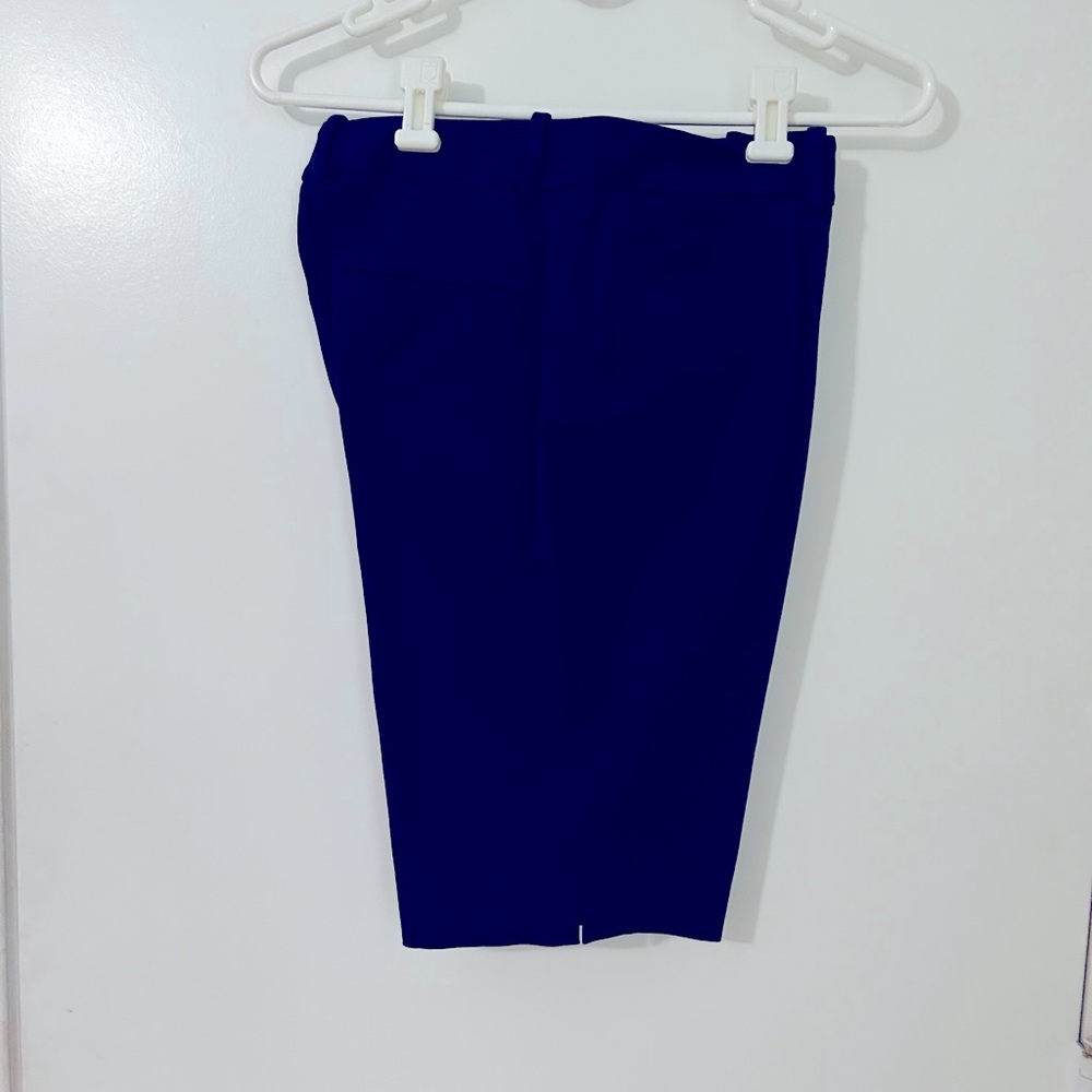 White House Black Market Blue Bermuda Short